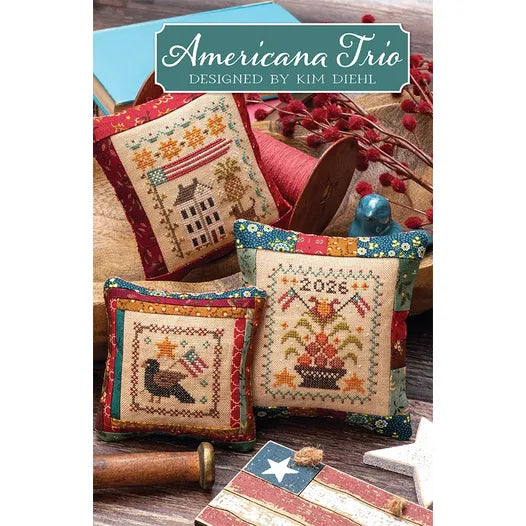 AMERICAN TRIO CROSS STITCH PATTERN