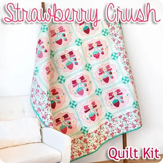 Strawberry Crush Kit / Sew Along Kit image 0