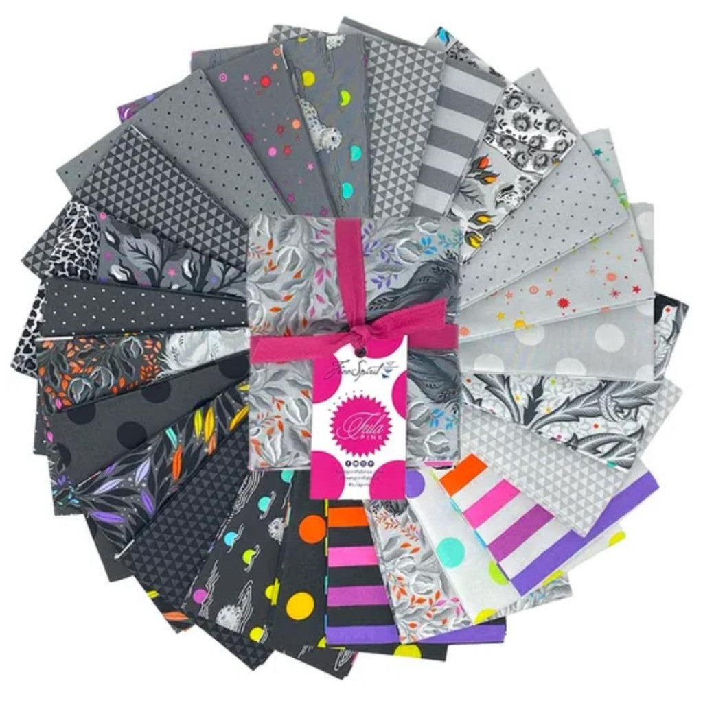 Graywork Fat Quarter Bundle Tula Pink image 0
